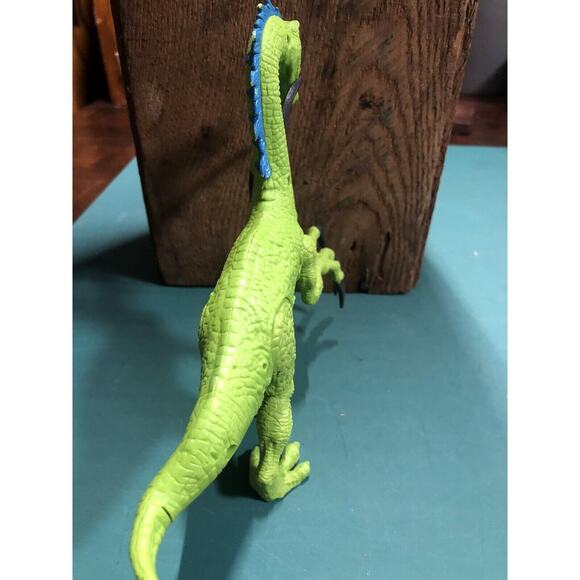 Green Dinosaur with Roaring Sound Mouth Interactive lights up Toy Gift - Picture 4 of 5